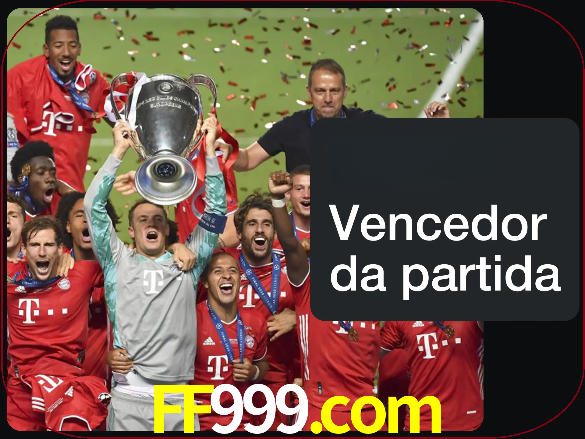 Aposte no vencedor e ganhe uma grande quantia de dinheiro.